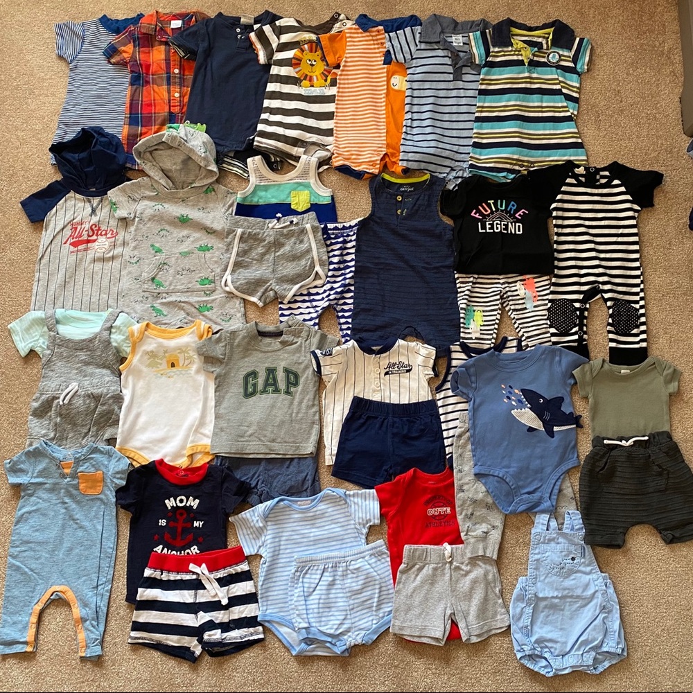 Lot of Boys 3-6, 6 Month Spring Summer Clothes